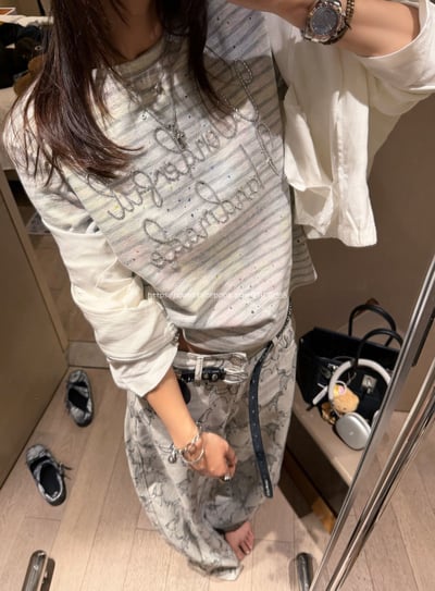 小馬刺繡牛仔褲5