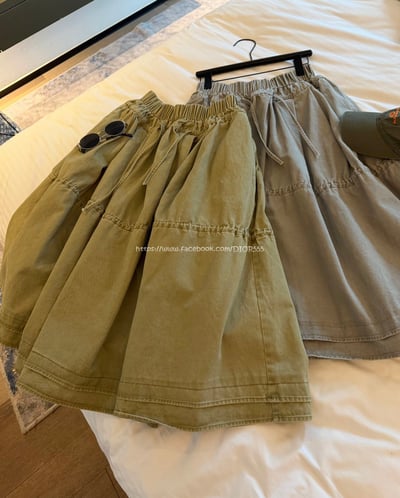 水洗牛仔傘裙11