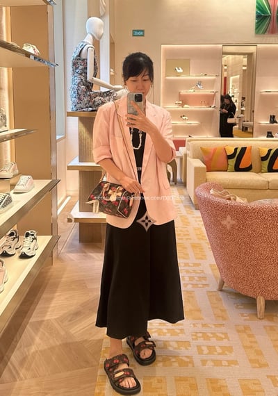 Lv櫻桃厚底拖鞋  (情侶款)3