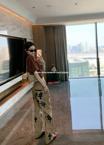 C.H克羅心棋盤格牛仔褲8