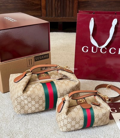 Gucci Vanity 老花飯盒包10