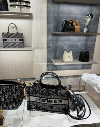 Dior Oblique老花刺繡Tote5
