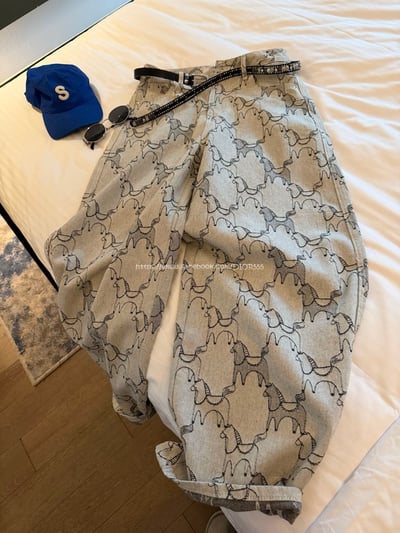 小馬刺繡牛仔褲8