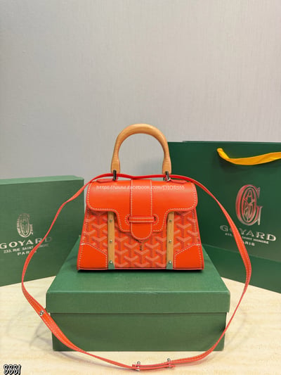 Goyard西貢硬箱手提包13