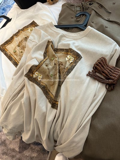 天絲復古插畫T9