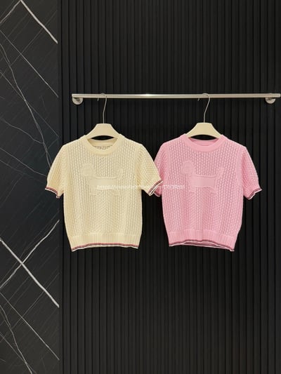 TB小狗鏤空針織上衣6