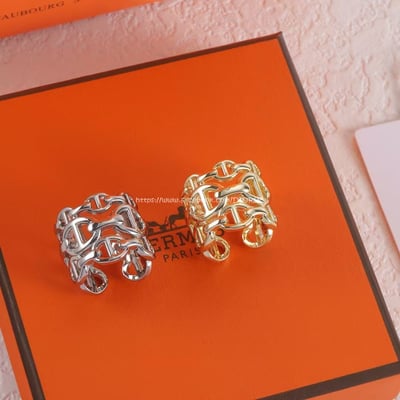 愛馬仕三層豬鼻戒指 11