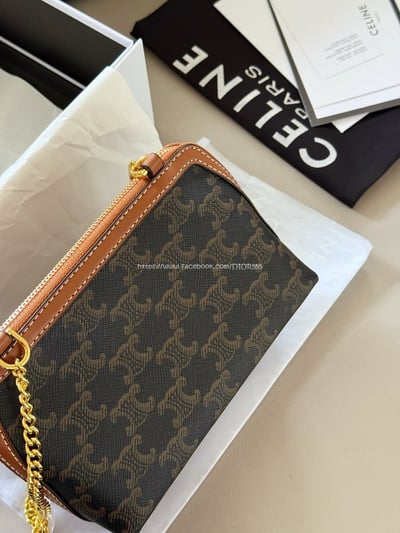 celine老花貝殼包11