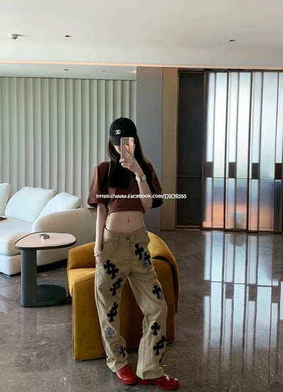 C.H克羅心棋盤格牛仔褲9