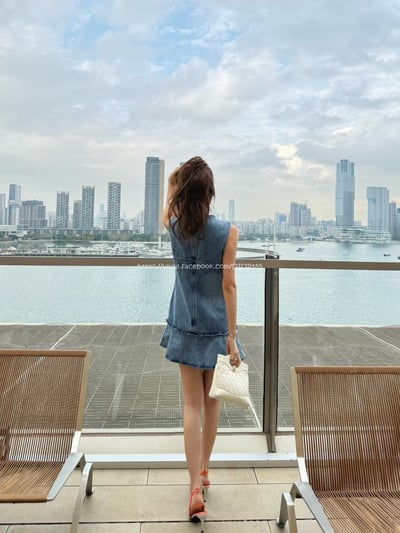 小香洗水牛仔棉裙6