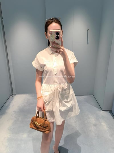 miumiu無袖襯衫連身裙4