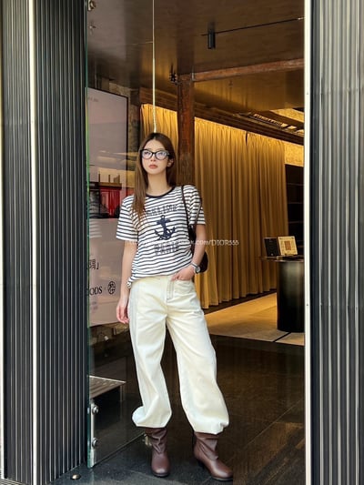 Celine字母條紋T恤6