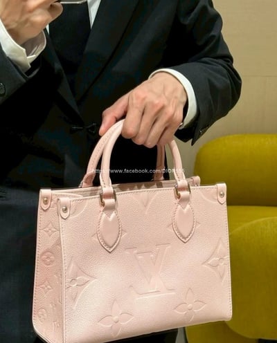 Lv櫻花粉托特包1