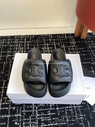 Celine羅馬厚底拖鞋1