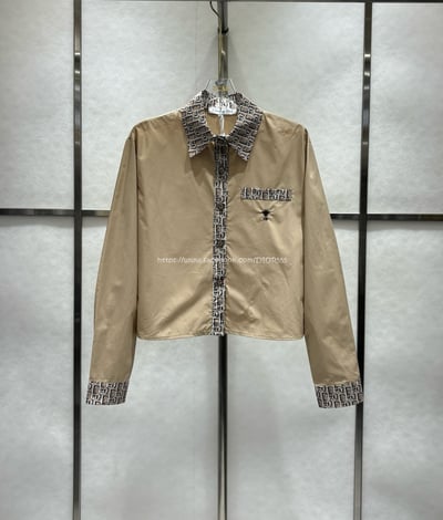 Dior老花拼接襯衫8
