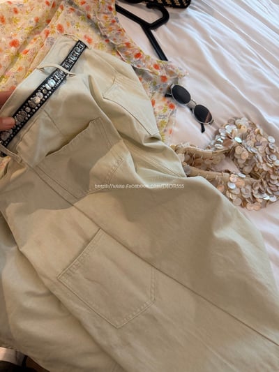 高腰闊腿彎刀褲8