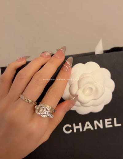 小香滿鑽三合一戒指(三件套）5