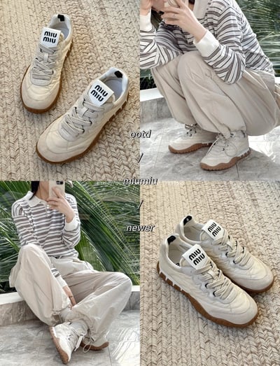 MIUMIU餅乾小白鞋2