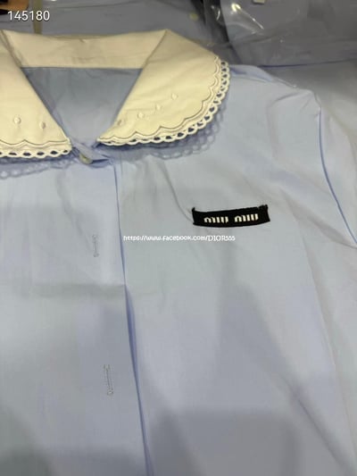 miumiu海鹽藍襯衫7