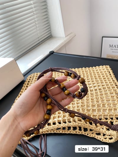 YSL 編織托特包7