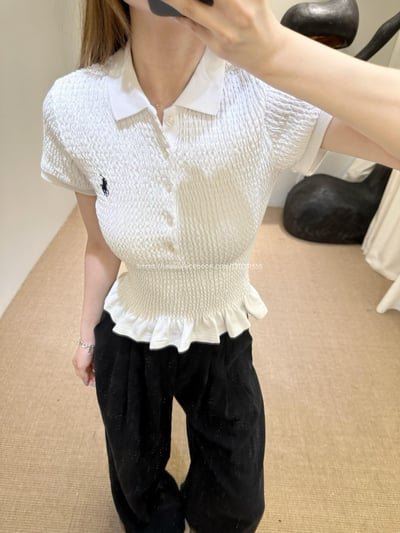 Polo小馬花邊上衣4