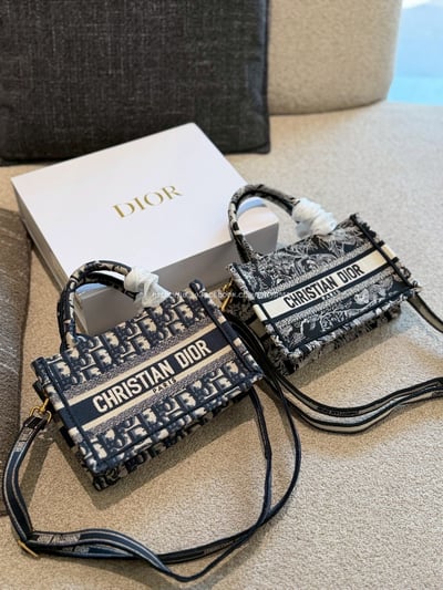 Dior Oblique老花刺繡Tote6