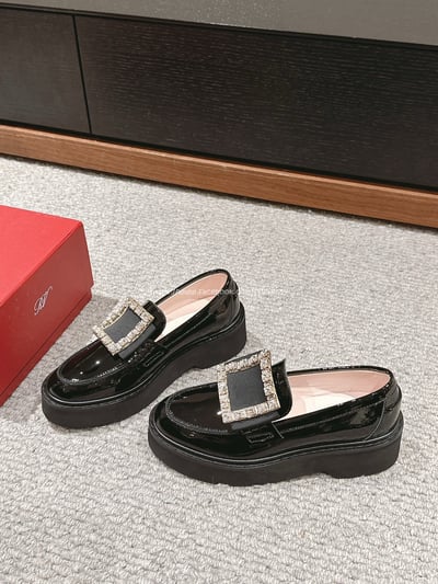 Rv厚底方扣樂福鞋13