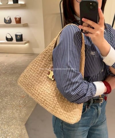 CELINE 草編托特包5