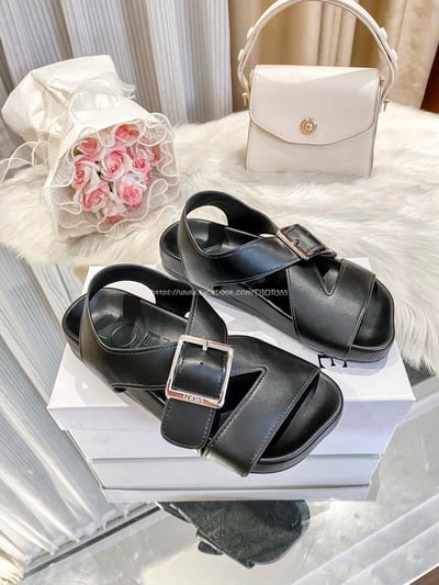 LOEVE交叉帶涼鞋6