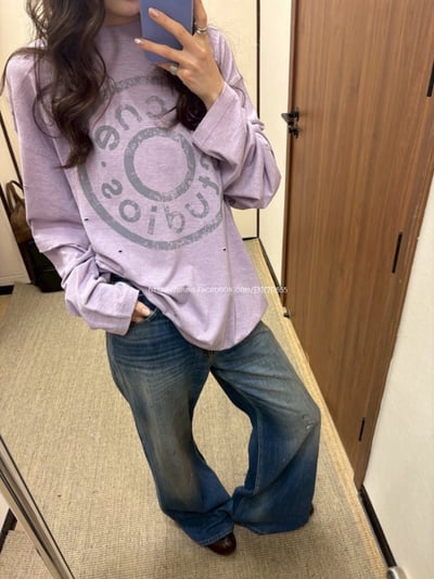 Acne做舊假兩件T1