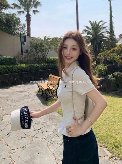 Polo小馬花邊上衣2