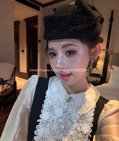 小香黑皮蝴蝶結流蘇耳環4