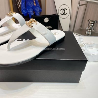 小香夾腳扣鏈條人字拖鞋6