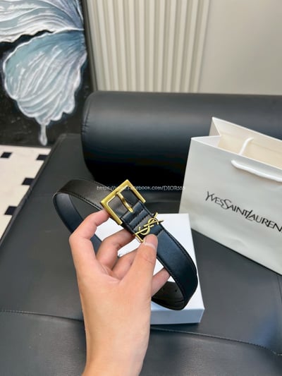 YSL牛皮皮帶4