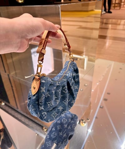 LV丹寧牛仔豌豆包4