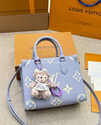 LV Onthego壓紋叢林包10