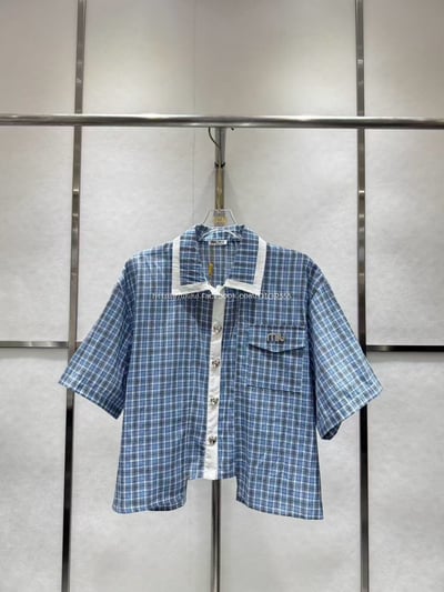 miumiu格子襯衫 9