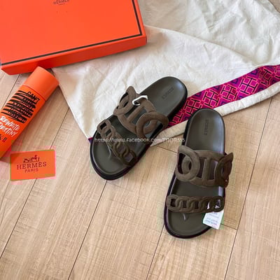 HERMES豬鼻拖鞋17