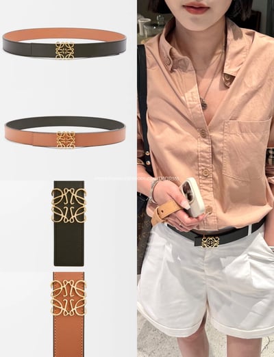  Loewe小牛皮腰帶2