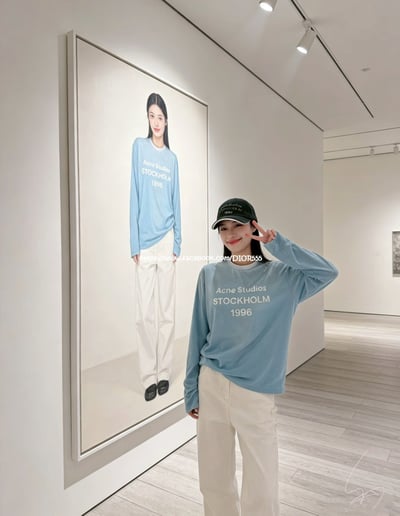 Acne1996baby藍上衣4