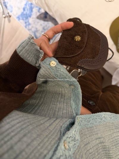 假兩件針織小外套7