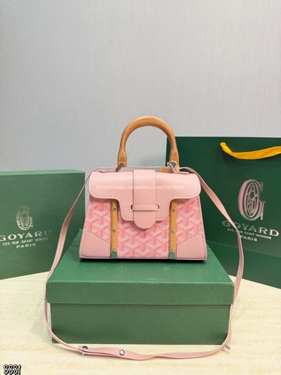 Goyard西貢硬箱手提包8