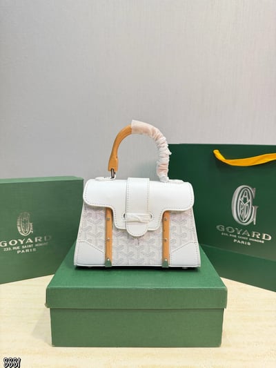 Goyard西貢硬箱手提包10