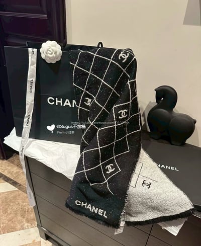 小香25a雙面圍巾9