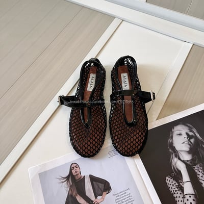 𝗔𝗟𝗔𝗜𝗔漁網鑽面芭蕾舞鞋10