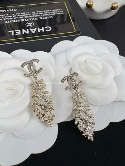 小香麥穗羽毛長款耳環9