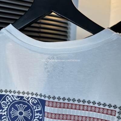 克羅國旗V領 T10