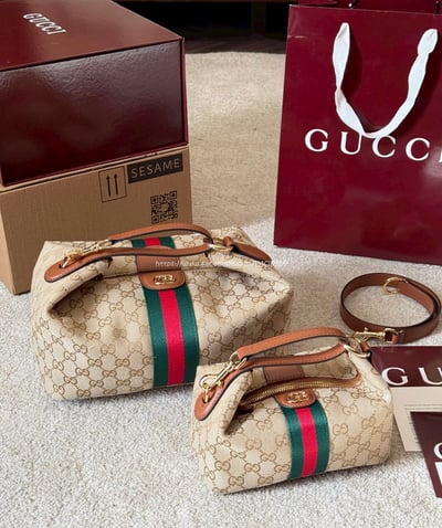 Gucci Vanity 老花飯盒包12