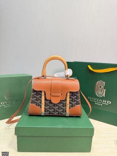 Goyard西貢硬箱手提包11