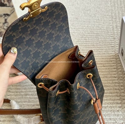 celine老花後背包12